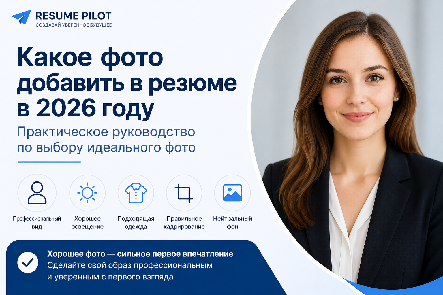 Как выбрать профессиональное фото для резюме